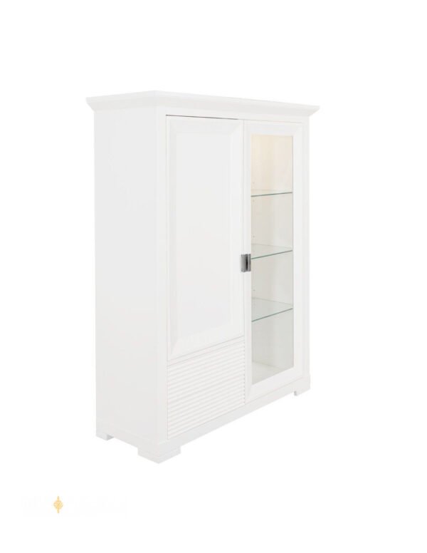 Comoda bar Verona Bianco, Alb, 1120 x 422 x 1470 mm.