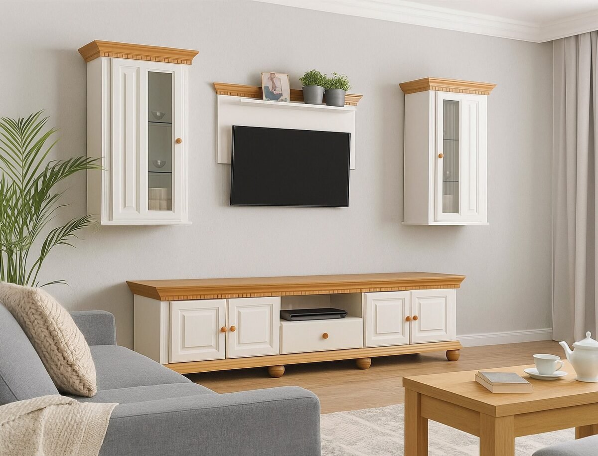 1-mobilier-livinglemn-masiv-teodora Comoda TV Bucov - imagine 1