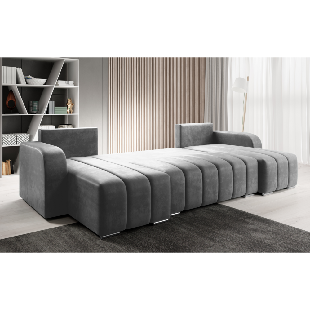 Set universal canapea, culoare gri/smarald, PORIMA U