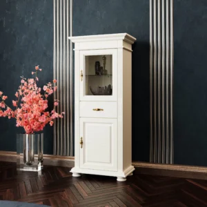 Vitrina Mara Mica Vanilie/Antracit