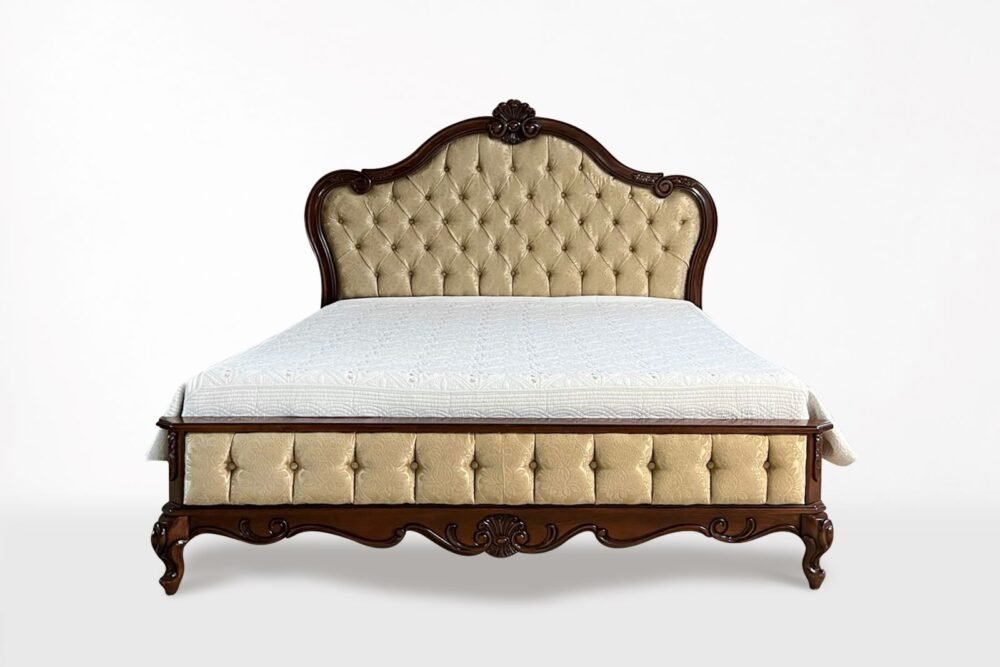Set Dormitor Julieta, Lemn Masiv, NUC/ALB