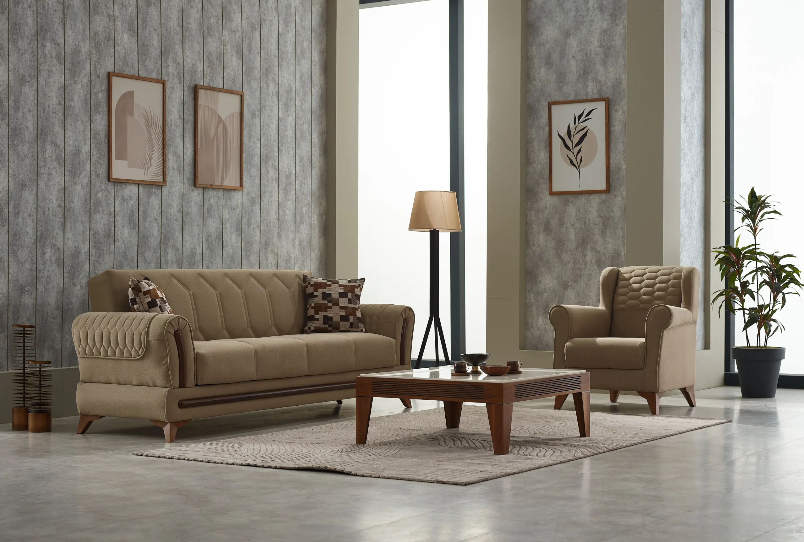 bodrum-koltuk-tk-141448-c8mu Set canapele extensibile si fotolii Bodrum 3+1+1