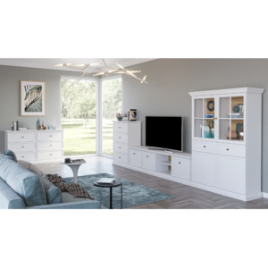 Vitrină 4 Uși Alb – LOCCA