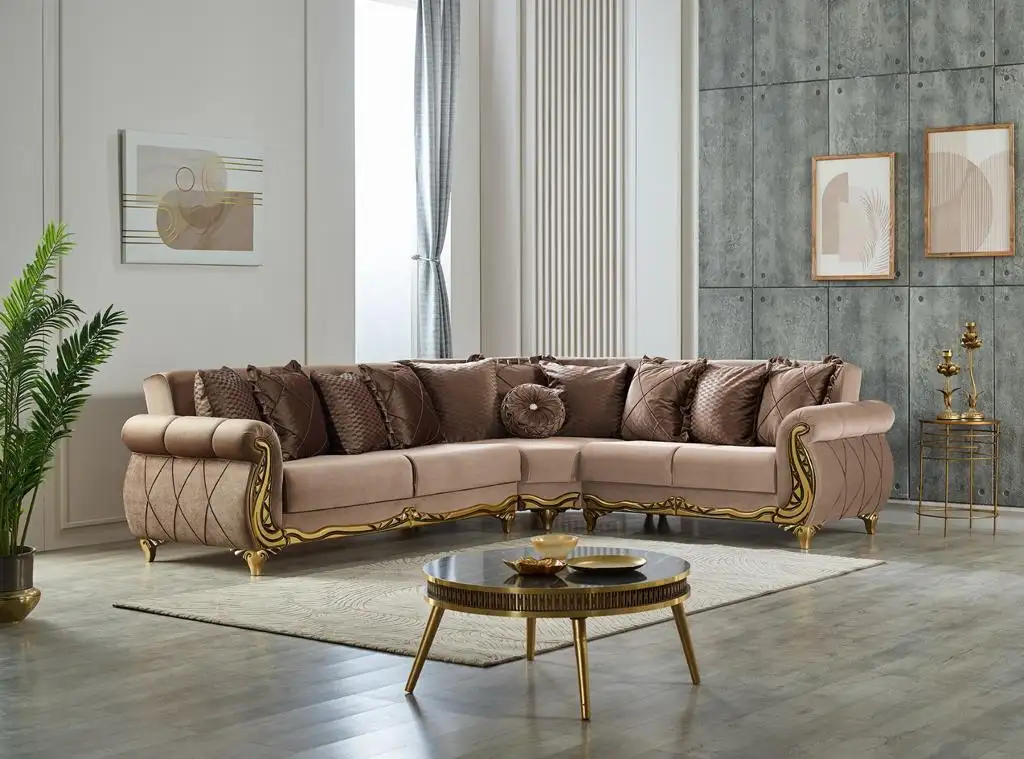 saray-coltar-gold-b3t9 Coltar extensibil cu lada de depozitare Saray